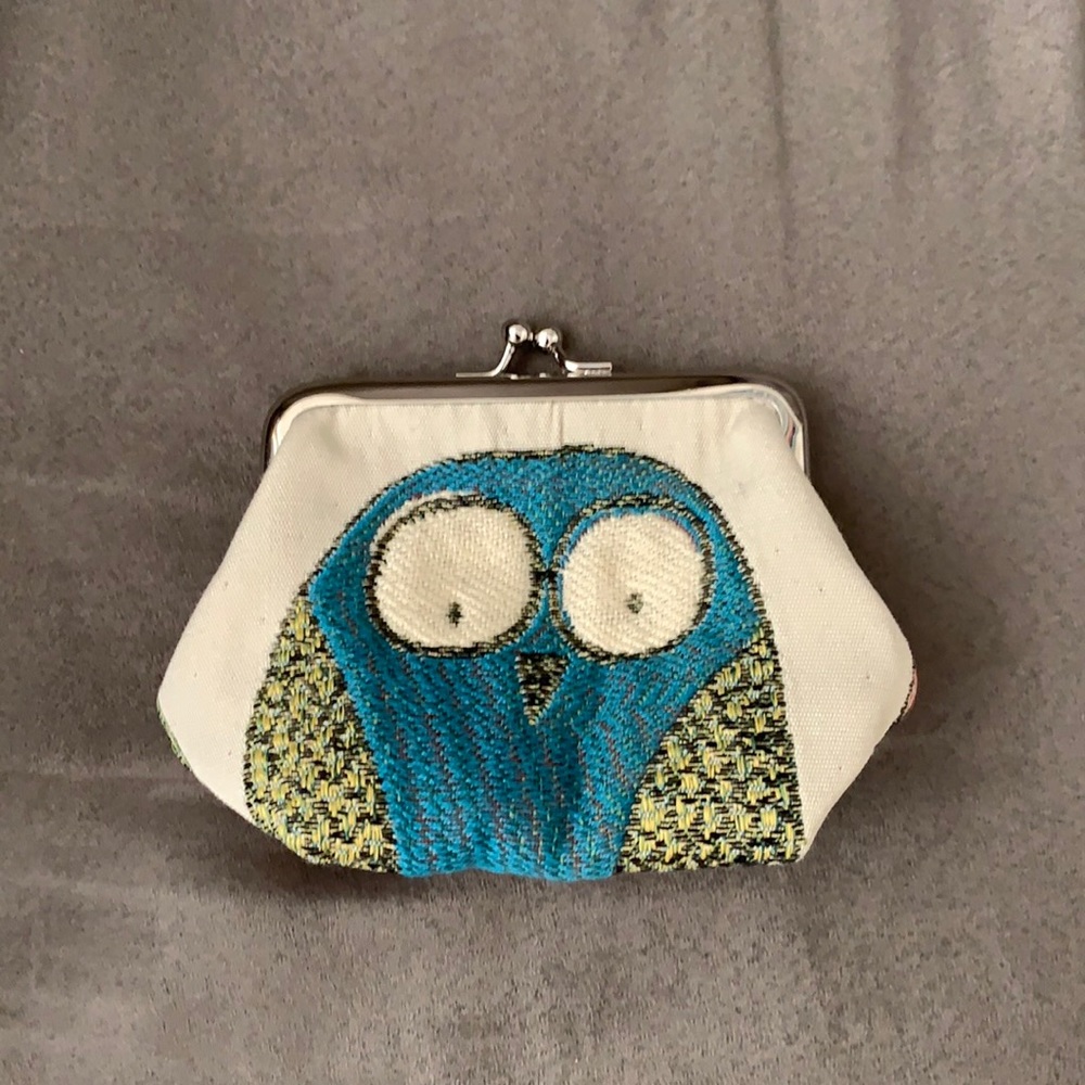 NWOT Vegan Owl Coin Purse